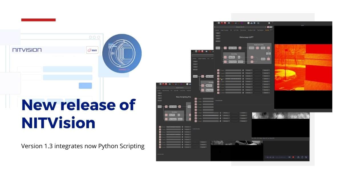 New release of NITVision software : Version 1.3 integrates now Python Scripting