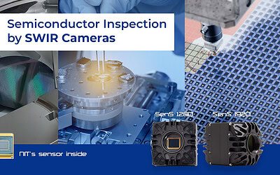 Semiconductor inspection by NIT SWIR InGaAs cameras